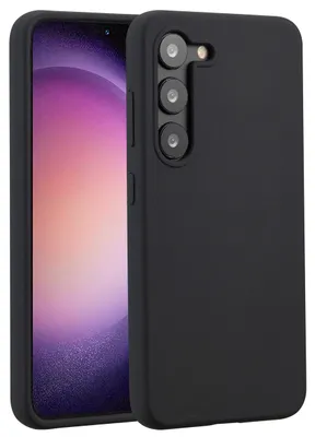 Imagen del producto de Funda Trasera de Silicona Líquida para Samsung Galaxy S23 - Negro