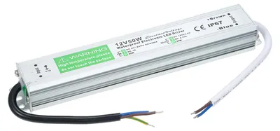 Immagine prodotto di Driver LED, impermeabile, IP67, interruttore, alimentatore, trasformatore, adattatore, da CA 90 V-250 V a CC 12 V, 50 W, uscita a bassa tensione per strisce luminose, lightbox, cartelli per esterni