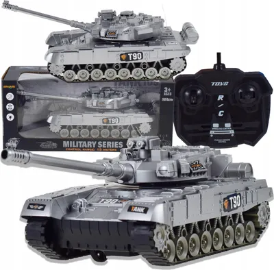 Produktbild von Lolex | Großer Rc Panzer - 11x42x32 Cm - Drehbarer Turm - Interaktives Spielzeug - Ab 3 Jahren