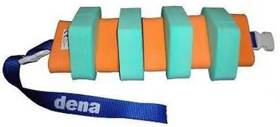 Produktbild von Schwimmgürtel Kinder mit Sicherheitsverschluß 60cm Länge Farbe Grün Orange
