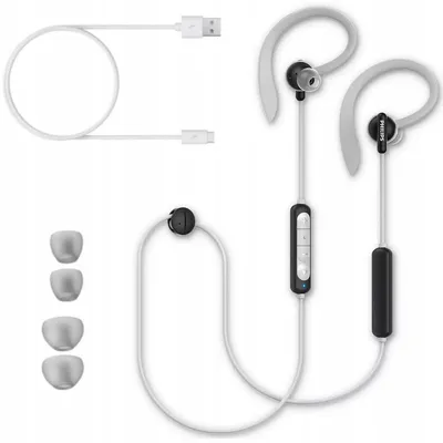 Produktbild von Philips Taa4205bk Sportkopfhörer, wasserdicht, Bluetooth, Herzfrequenzsensor