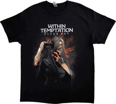 Obrázek produktu pro Within Temptation - "Bleed Out" tričko s potiskem na zádech pro muže/dámy Uni RO11134 (M) (Black)