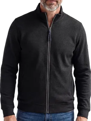 Image de Veste de sport basique LERROS : fermeture éclair intégrale, coupe confortable, col montant pour un look moderne, couleur noire, taille 3XL