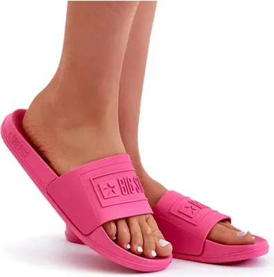 Produktbild von Leichte Damen Pantoletten Big Star OO274037 Fuchsia 41