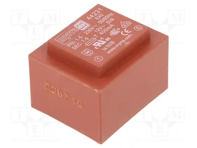 Image de 1 transformateur : puissance nominale 5 VA, 12 V. Montage : 44231 - Transformateurs, 230 V CA, 417 mA