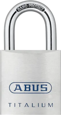 Obrázek produktu pro ABUS 80TI/40HB40, Konvenční visací zámek, Zámek, Hliník, Hliník, Ve tvaru U, 4 cm