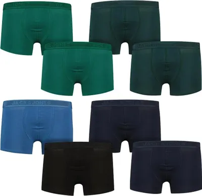 Produktbild von Jack & Jones John Solid Boxershorts 8 Einheiten Mehrfarbig S Herren Mehrfarbig S
