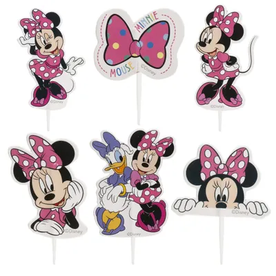 Image de Minnie Mouse Cake Topper 30 pièces anniversaire
