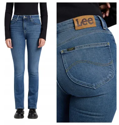 Produktbild von Lee | Breese Bootcut Schlagjeans Damenhose Blau W27 L31