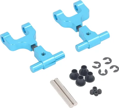 Imagen del producto de 2 brazos traseros superiores de aleación de aluminio para coche de control remoto Tamiya TT02 a escala 1/10, piezas de mejora, color azul