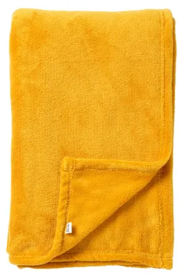 Produktbild von Dutch Decor Wohndecke Flanell-Fleece Sidney 140x180 cm Gelb