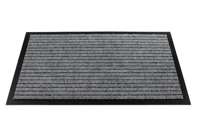 Zdjęcie produktu dla Wycieraczka DURA 2862 antypoślizgowa, zewnętrzna, wewnętrzna, na gumie - szary 100x120 cm