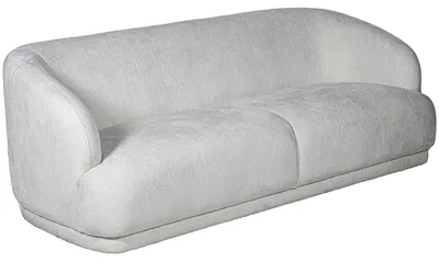 3-Sitzer Sofa aus Stoff, Beige, 203x72x93 cm