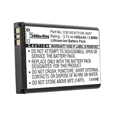 Produktbild von Akku kompatibel mit Siemens V30145-K1310K-X447 - Li-Ion 1050mAh - für Gigaset SL910, SL910A, SL910H