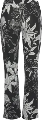 Produktbild von LASCANA Schlafhose schwarz-allover-geblümt Größe 36/38