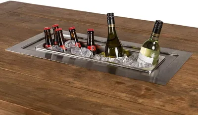 Produktbild von Einbau-Getränkekühler - Weinkühler, Sektkühler, Bierkühler, rechteckig 99 x 32 x 24 cm