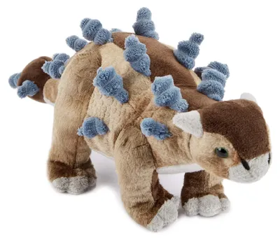 Produktbild von Zappi Co Plüsch-Kuscheltier für Kinder - Teil der Safari-Tiere-Kollektion, perfekt für Kinder (32cm Tiefe) (Ankylosaurus Dinosaurier)