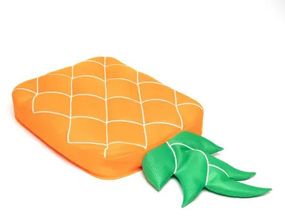 Produktbild von Westmann Stoff Schwimminsel Ananas Orange 68x130x13 cm