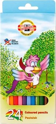 Produktbild von Buntstifte "Vogel" im 24er Pack