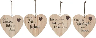 Image de Gilde Mdf 1 x Herzschild Liebe 41331 sortiert