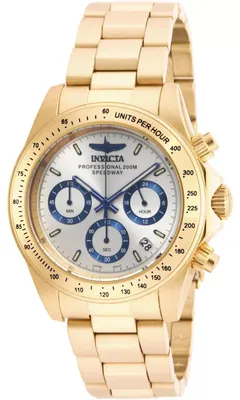 Obrázek produktu pro Invicta Speedway 17312 Pánské Hodinky - Quartz Hnutí - Nerezová Ocel se Stříbrným Ciferníkem - 39 mm