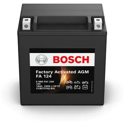 Produktbild von BOSCH Starterbatterie 12V 14Ah 230A/EN Motorrad Batterie