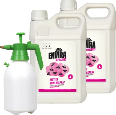 Produktbild von Envira Motten Abwehrspray mit Drucksprüher 2x5L