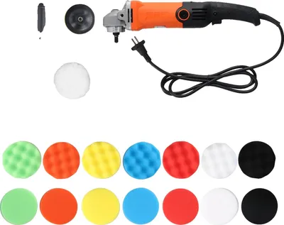 Immagine prodotto di Lucidatrice per auto, motore da 1200 W, controllo della velocità regolabile, lucidatrice per auto