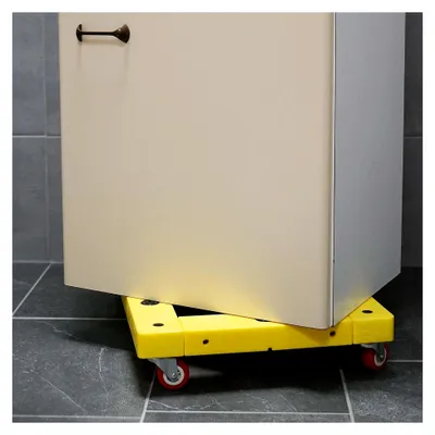 Produktbild von Transportroller 136 kg 510x405 mm, viereckig, Möbelroller mit 4 Lenkrollen, Möbelhund als Umzugshilfe