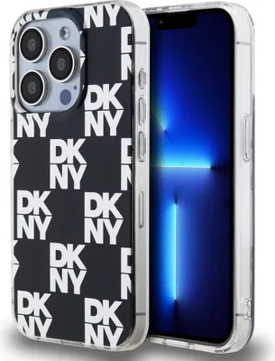 Immagine prodotto di DKNY, custodia protettiva per iPhone 14 Pro Max con motivo a scacchi DKNY, nero