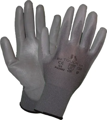 Produktbild von STAFFL Arbeitshandschuh PolyurethanTouch Schutzhandschuh grau Größe 9 | 12 Paar
