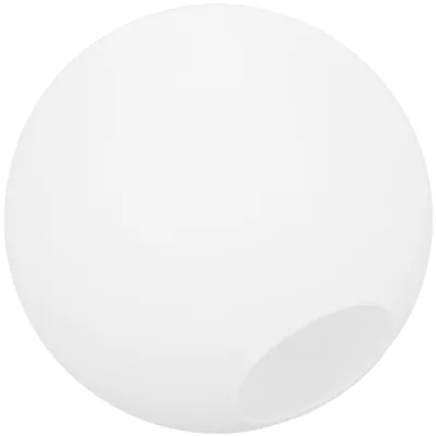 Milchglas-Lampenschirm 20 cm, Öffnung 7 cm, für Kronleuchter
