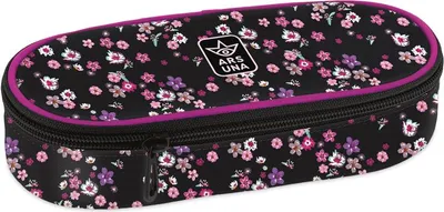 Immagine prodotto di ARS UNA astuccio per matite Pearl Blossom Black, nero-rosa-bianco, per ragazze