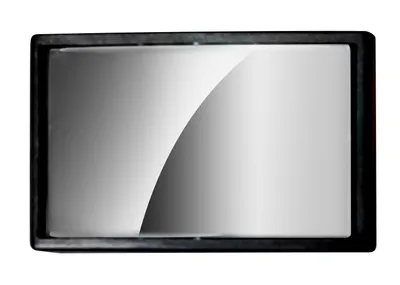 Produktbild von Carlinea 483106, Spiegel, Toter-Winkel-Spiegel, Kunststoff, Schwarz, 56 mm, 38 mm