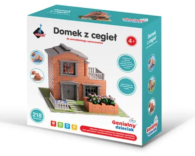 Immagine prodotto di Genialny Dzieciak - Casetta di mattoncini da costruire