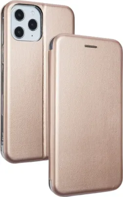 Produktbild von Beline Buchhülle Magnetisch Iphone 12/12 Pro 6.1 Rose Gold/Rosegold