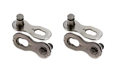 Produktbild von 2 Stück KMC CL-573 EPT Ketten Schloss 1/2 x 3/32 Zoll Missing link 6 7 8 fach Kettenschaltung
