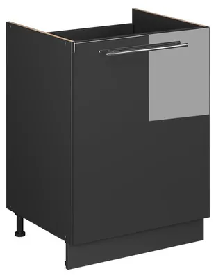 Immagine prodotto di Mobile lavello cucina Vicco Fame-Line Antracite lucido/Antracite 60 cm, Model 63411