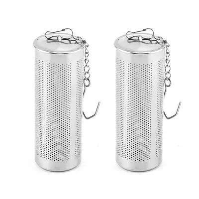Produktbild von Teesieb für Losen Tee, mit Deckel und Kettenhaken,Feinmaschiges 6cm