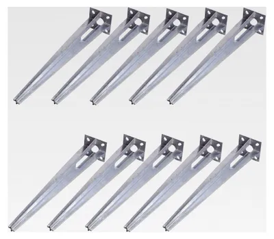 Produktbild von 10x Zaunpfosten Einschlaghülse 34mm