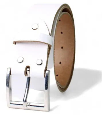 Produktbild von FRONHOFER Herrengürtel 4 cm, 100% Leder, mit Schraube und Nieten, kürzbar