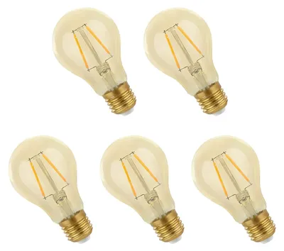 Produktbild von Spectrum E27 LED Lampe 2W 240lm 2400K Warmweiß 230V 5 Stück