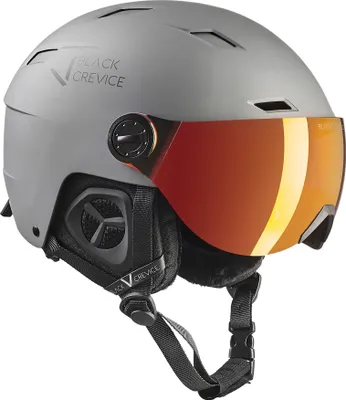 Produktbild von BLACK CREVICE Ski-& Snowboardhelm - Modell KIRCHBERG | Visierhelm | Farbe: Gun Metal | 54-57 cm