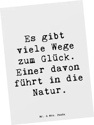 Produktbild von Mr. & Mrs. Panda Postkarte Spruch Geborgenheit Natur - Weiß - Geschenk, Mutter, einzelkarte, Postkarten, Ansichtskarten, Motivation, Ansichtskarte, Glücksweg, Gefühl