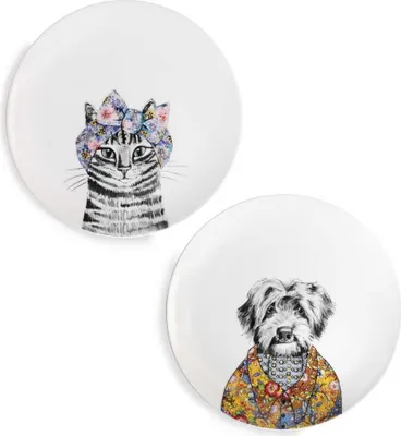 Obrázek produktu pro Mikasa x tipperleyhill jemný porcelánový talíř, sada 2 kusů, 21 cm