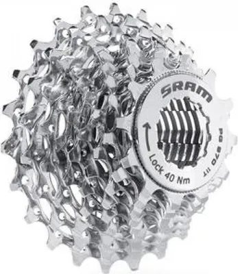 Image de SRAM 00.0000.200.279 Cassette Spider PG-970, 9 vitesses (12-13-14-15-17-18-21-23-26), argent