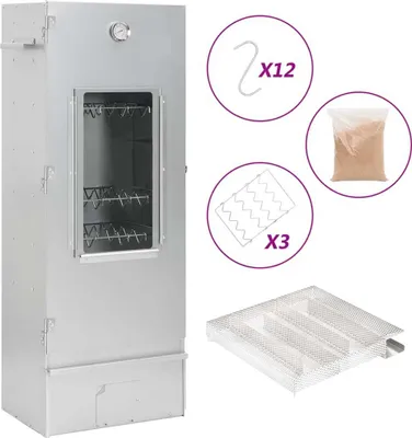 Produktbild von Cloris Designermöbel Räucherofen mit Kaltrauchgenerator Verzinkter Stahl 2024 Neu