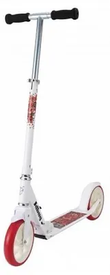 Image de JD Bug Trottinette 8" Blanche / Rouge Deluxe JDBug