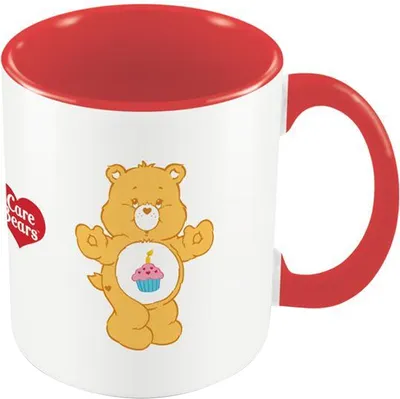Produktbild von Care Bears - Kaffeebecher, Zweifarbige Innenseite PM10584 (Einheitsgröße) (Weiß/Rot/Gelb)