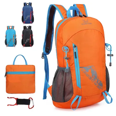 Productafbeelding van Wandelrugzak, 20 liter, lichtgewicht, opvouwbare waterdichte tas voor outdoor